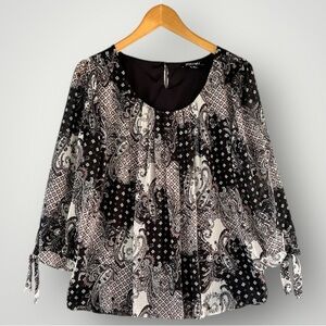 Roz Ali top blouse shirt size M